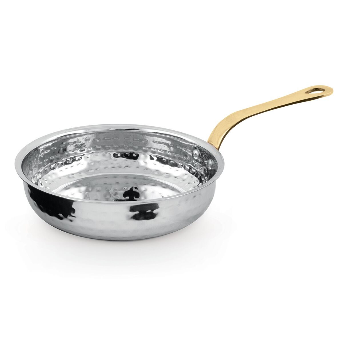 Сковорода порционная c ручкой 155х35 мм, 600 мл,нержавейка, P.L. Proff Cuisine SG-82205(B)