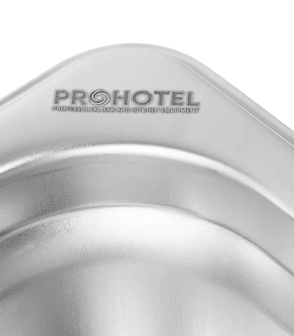 Гастроемкость GN 1/2;сталь нерж.;5,6л;,H=100,L=325,B=265мм;металлич. Prohotel 1/2X10CM