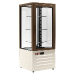 Витрина кондитерская Полюс D4 VM 120-1/ (R120C бежево-коричневый/ стандартные цвета) 