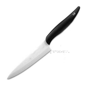 Нож поварской; керамика; L=24.6см; белый Kasumi 33012
