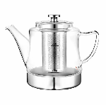 Чайник стеклянный с металлическим ситом 1,8 л, P.L. Proff Cuisine 8604 (кор=12шт)