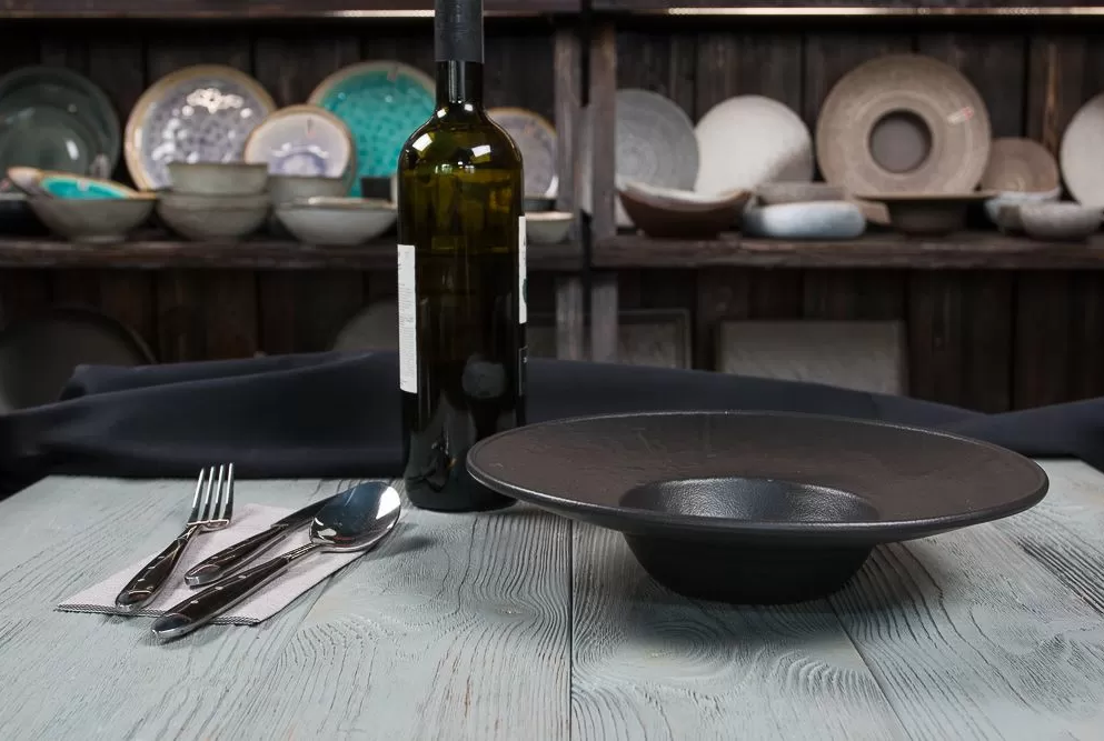 Тарелка глубокая Black Star 200 мл, 270 мм, P.L. Proff Cuisine