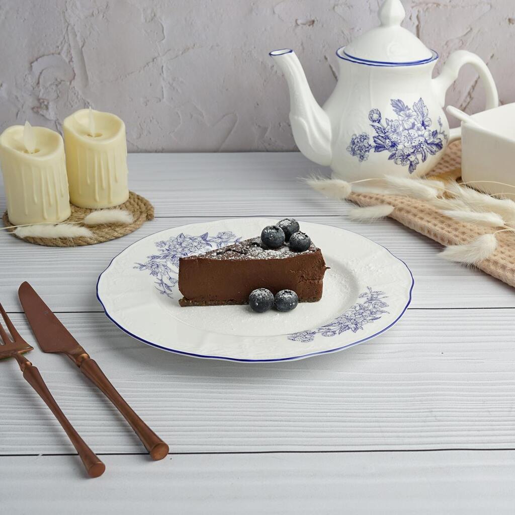 Тарелка Sea Flower d 216 мм h19 мм P.L. Proff Cuisine NY-YQA4767B-S-8.5X6 [6]