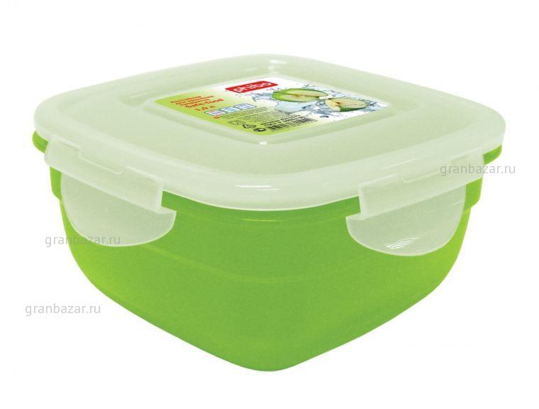 Контейнер для пищ. продуктов квадр. 1,0 л 16*16*8см п/п цвет в ассорт. /28/ Restola 431157310