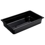Гастроемкость 1/1 h=100 мм. 530х325 мм. 13 л. поликарб. черная Gastroplast /1/6/