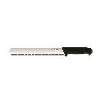 Нож для хлеба PRO-Line 300 мм волнистое лезвие черная ручка P.L. Proff Cuisine KB-3866-300S-BK201---NEW2025