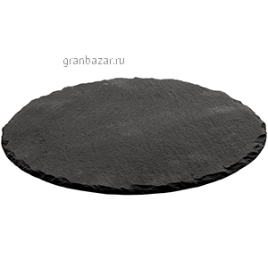 Блюдо д/подачи; сланец натур.; D=250,H=5мм Sunnex MSL25