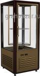 Витрина кондитерская Полюс D4 VM 120-2(R120Cвр бежево-коричневый, стандартные цвета)  