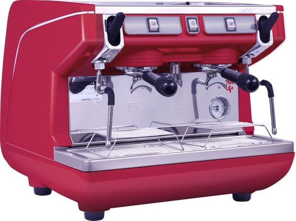 Кофемашина-полуавтомат Nuova Simonelli Appia Life Compact 2Gr S 220V red+economizer+high groups