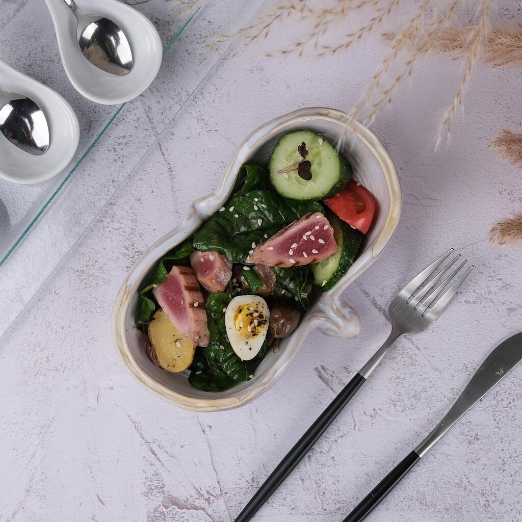 Салатник Gray Shell Frutti di Mare 120 мл 190х120 мм h55 мм P.L. Proff Cuisine B23164013-J