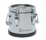 Термос 4 л нерж. прорезин. основание Keepfood