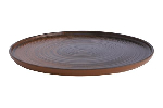 Тарелка с бортом BROWN фарфор, d 300 мм Porland 18AC30 LYKKE BROWN