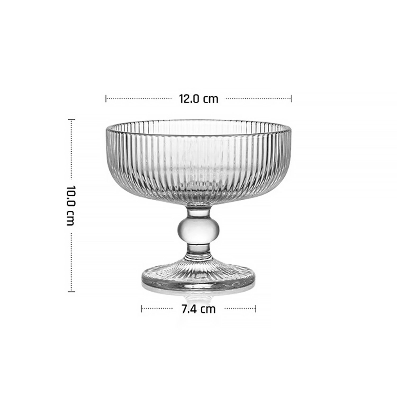 Креманка 280 мл. d=120 мм. h=100 мм. Гэтсби MGline /6/24/