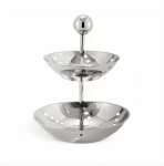 Этажерка 2-х ярусная d=160/200 мм h=250 мм нерж. сталь P.L. Proff Cuisine