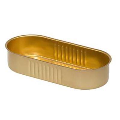 Жестяная банка для подачи овальная, h 30 мм, 70х155 мм P.L. Proff Cuisine №19