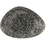 Блюдо треугольное CHEFS без борта Studio Prints Raku 356х250мм Quartz Black Churchill RKBQTC361