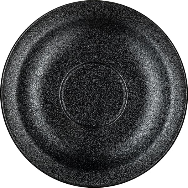 Блюдце Black фарфор D=160/56мм черный KunstWerk A27013Y101