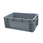 Ящик сплошной 300×200×120 мм, 7,2 л, серый,