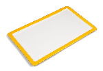 Гастроемкость 1/1-20 (525х320х20 мм), желтый борт, фарфор, P.L. Proff Cuisine F1408-Y-W