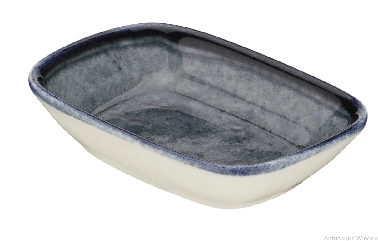 Салатник прямоугольный Blue Stone (100 мл, 120х80 мм, h 25 мм) Kutahya BNEO12KR890003