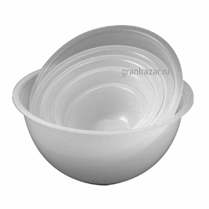 Миска; полипроп.; 13л; D=40,H=42,L=41,B=41см; белый Paderno 47611-13