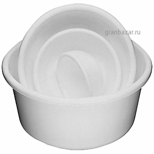 Миска; полипроп.; 2.8л; D=24,H=11см; белый Paderno 47600-24