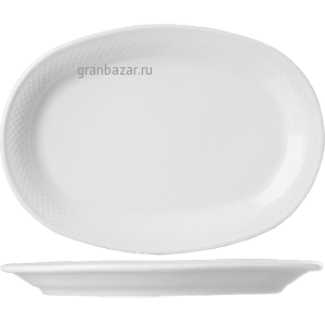 Блюдо овальное «Портофино»; фарфор; H=2.2,L=24,B=17.5см; белый Tognana PF02024