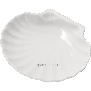 Блюдо-ракушка «Кунстверк»; фарфор; D=18.5,H=6,L=18,B=10см; белый KunstWerk A0621