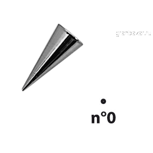 Насадка конд д/декора №0 D=0.6мм; сталь; D=0.4мм MATFER 431503