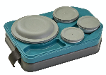Термоподнос (таблетпитание) Cambro с фарфоровой посудой 370х530х115мм ITPD3753T000