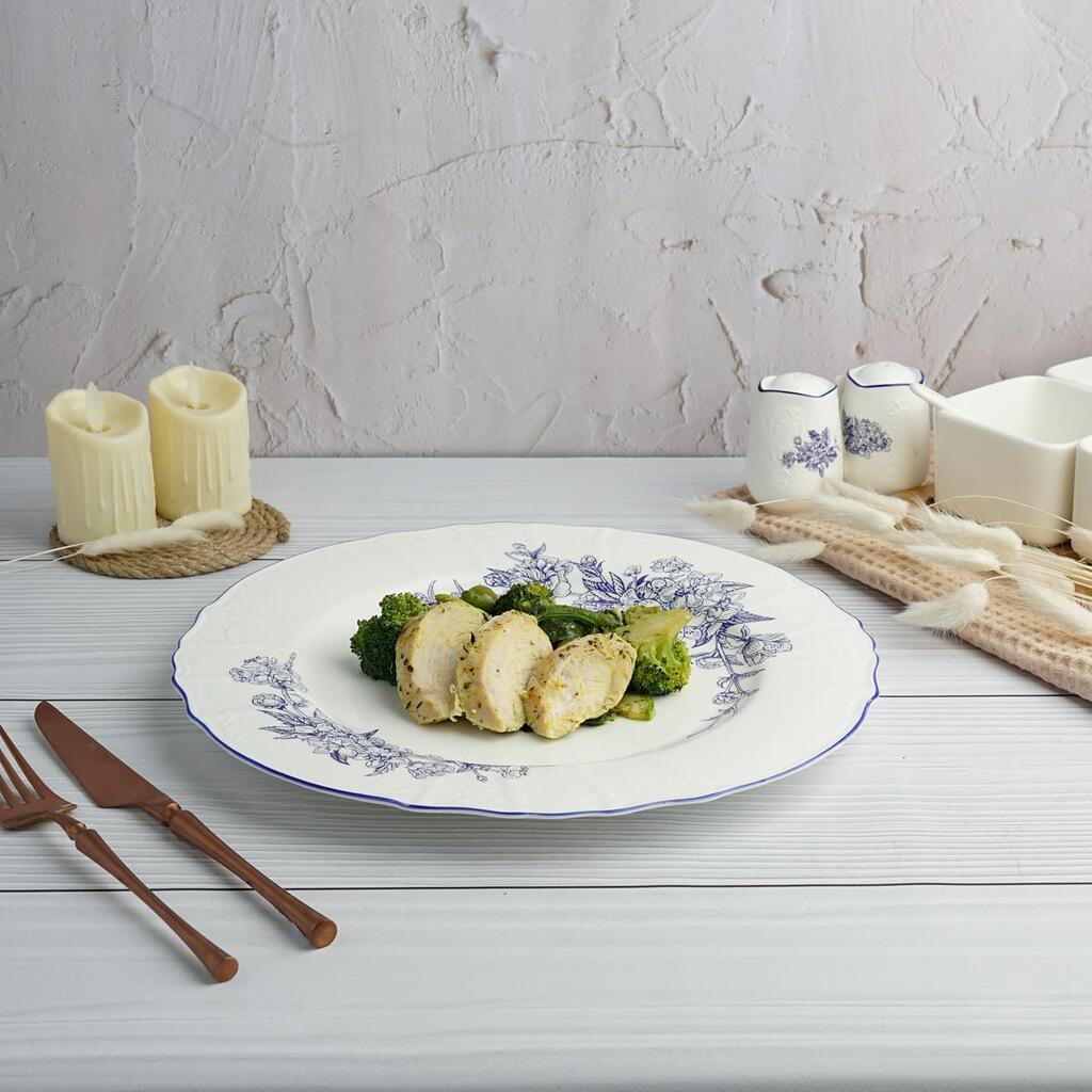 Тарелка Sea Flower d 310 мм h21 мм P.L. Proff Cuisine NY-YQA4767B-S-12X6 [6]