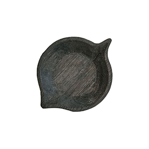 Блюдо «Ольха» темный дуб; H=30,L=185,B=130мм Fuga 11.06.8.6-01