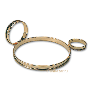 Набор кондит.колец (6шт); сталь нерж.; D=90,H=16мм; металлич. MATFER 371707
