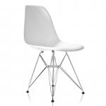 Стул «Eames» с жестким сиденьем (хромированный каркас)