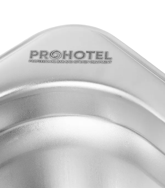 Гастроемкость GN 1/6;сталь нерж.;1л;,H=65,L=176,B=162мм;металлич. Prohotel 1/6X6.5CM