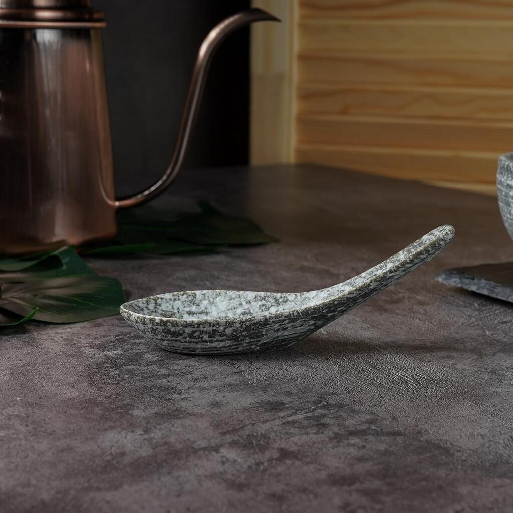 Ложка для мисосупа Glossy Stone Untouched Taiga 20 мл 130х50х45 мм глазурь P.L. Proff Cuisine 17-323GSB