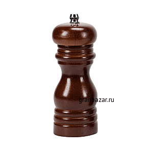 Мельница д/соли/перца кер.мех.; дерево,сталь нерж.; D=5,H=12см; коричнев.,серебрян. ILSA 13200120LCV