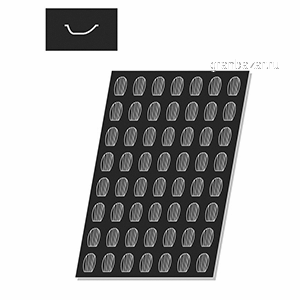Форма конд. 5.2*3.3см (56шт); H=15,L=600,B=400мм Paderno 47740106
