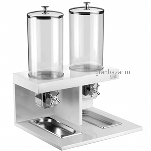 Станция буфетная д/мюсли двойная; D=18см; белый Pintinox 511B9819