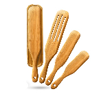 Набор лопаток с подставкой 5 предметов Kitchen Muse KM-BBS