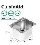 Гастроемкость CuisinAid 1/2 h=200 нерж. 325х265х200 CD-812-8 /16