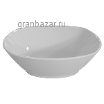 Салатник квадратный фарфор 300мл; H=45,L=130,B=130мм; белый Дулёво 61012