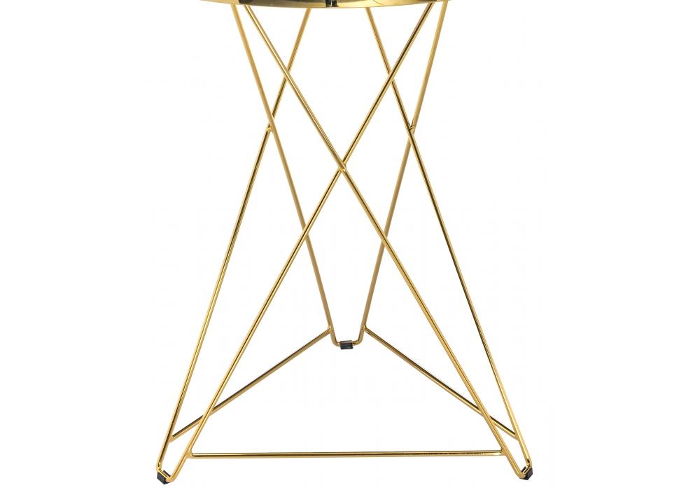 Стол Milena white / gold