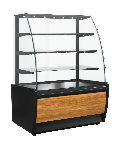 Витрина кондитерская Полюс K70 VH 0,9-1 LIGHT Chocolate Паттерн (0107 Ольха)