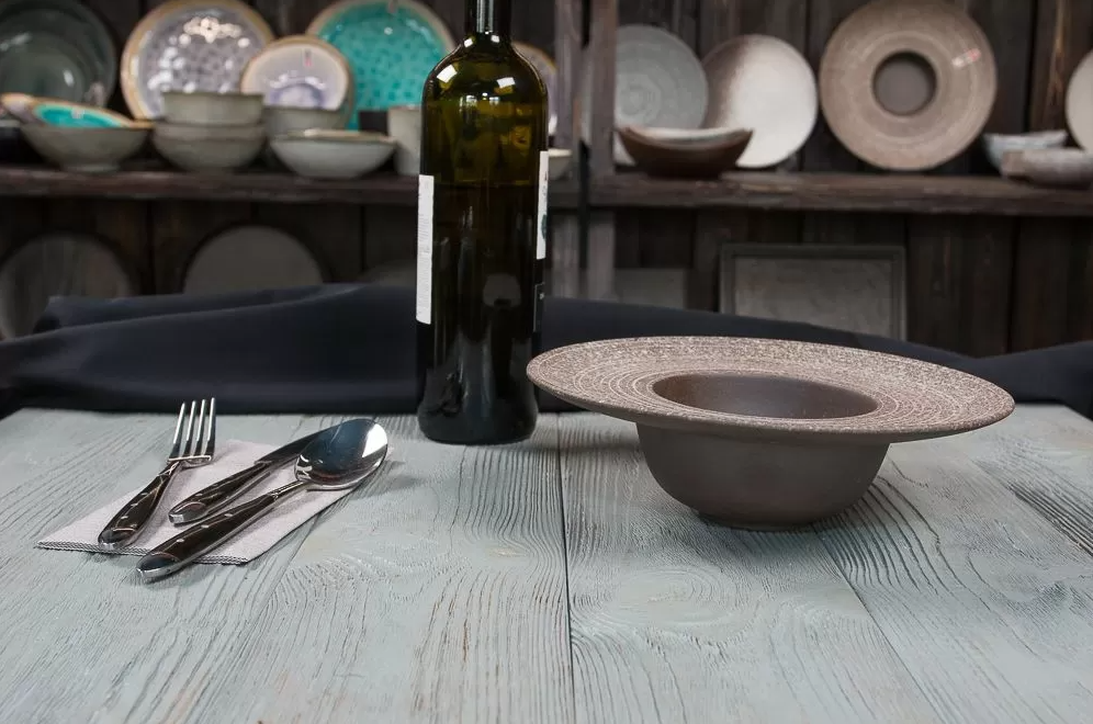 Тарелка Untouched Taiga для пасты/супа 350 мл, 230*65 мм, P.L. Proff Cuisine 16-231 12 шт/2шт