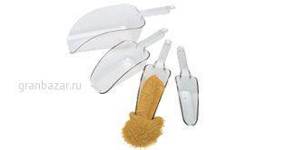 Совок для льда пластик; 340мл, L=270, B=73мм; прозр. Cambro SCP12CW135