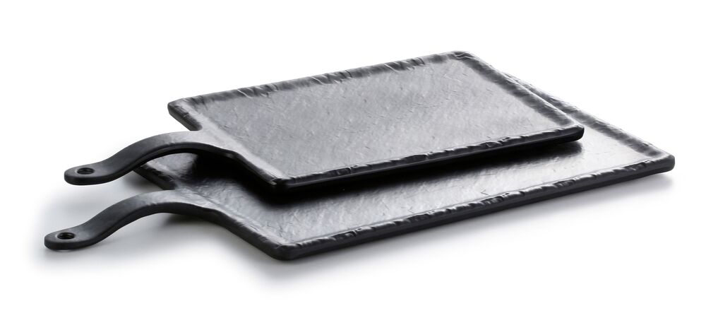 Блюдо поднос меламиновый черный 368х182х21 мм P.L. Proff Cuisine JM16911-MS
