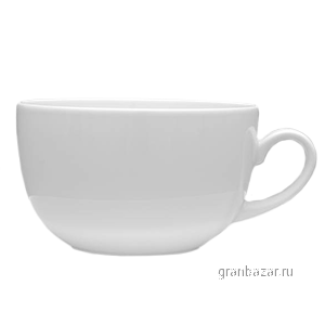 Чашка чайная «Дорота»; фарфор; 430мл; D=11.3,H=6.8,L=14см; белый Lubiana 1901