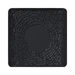Тарелка квадратная Black Raw Wood 175х175 мм  P.L. Proff Cuisine [6] 80415 к=36/6