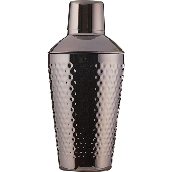 Шейкер рифл.; сталь нерж.,никель; 0,5л; D=85мм; черный Probar SK16-704-500ML-BN